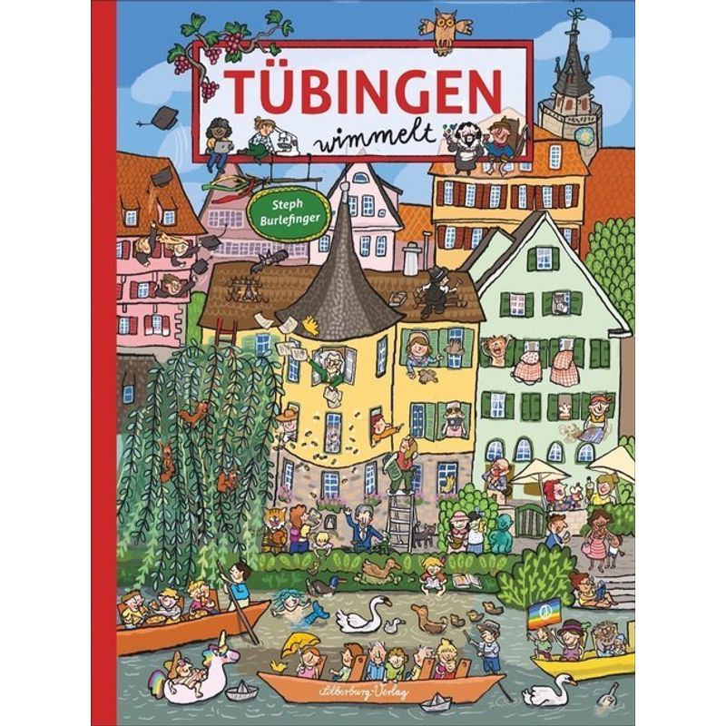 Tübingen Wimmelt - Steph Burlefinger, Pappband von Silberburg