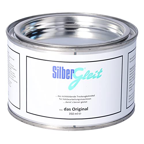 Silbergleit Holzgleitmittel für Hobelmaschinen, 350 ml in Dose, silikonfrei, ohne Rückstände von Silbergleit