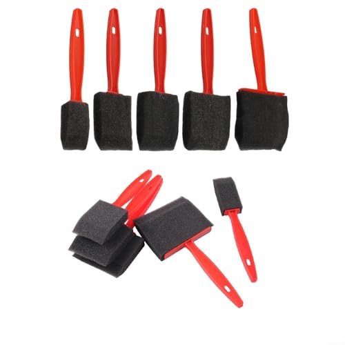 Schaumstoff-Pinsel-Set, 25 Stück, perfekt für Kinder und Kunstprojekte, mit leicht zu greifenden Griffen Schaumstoff-Pinsel-Set, 25 Stück, perfekt für Kinder und Kunstprojekte, mit leicht zu greifenden Griffen von Sileduove