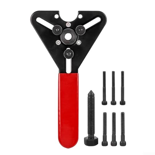 Sileduove 3-Loch Auto A/C Kompressor Kupplung Demontage Werkzeug Set Automotive Klimaanlage Handschlüssel Metall Schwarz Sileduove 3-Loch Auto A/C Kompressor Kupplung Demontage Werkzeug Set Automotive Klimaanlage Handschlüssel Metall Schwarz von Sileduove