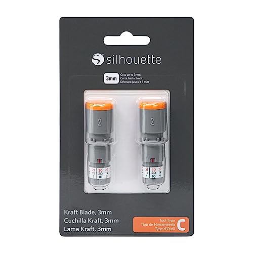 Silhouette America Silhouette 3 mm Kraft Klinge nur für Cameo 4, Grau Silhouette America Silhouette 3 mm Kraft Klinge nur für Cameo 4, Grau von Silhouette