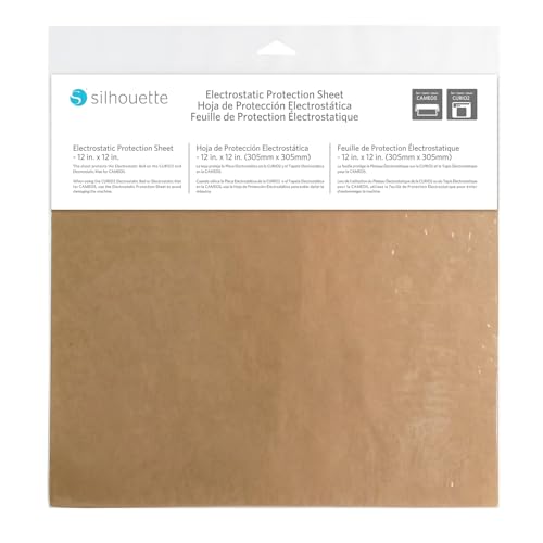 Silhouette America Silhouette elektrostatische Schutzfolie, für die Verwendung mit 30,5 cm Curio 2 und Cameo 5 elektrostatischen Matten von Silhouette America