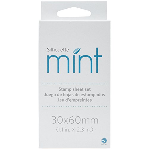 Schwarzkopf Verwenden Sie das Stempelblatt-Set, um individuelle Stempel mit Ihrer Silhouette Mint zu erstellen, Gummi, Multi, L von Schwarzkopf