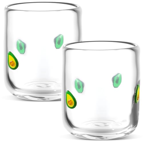 SiliFine Avocado Icon Saftgläser, 400 ml, grüne Avocado, ohne Stiel, für Weintrinken, Saft, für Party, Geburtstag, Geschenk SiliFine Avocado Icon Saftgläser, 400 ml, grüne Avocado, ohne Stiel, für Weintrinken, Saft, für Party, Geburtstag, Geschenk von SiliFine