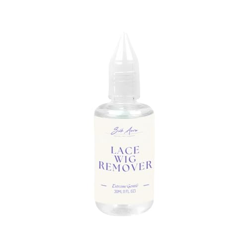 Silk Aura Lace Wig Kleberentferner, Schnell wirkender Klebstoffentferner für Lace Front Perücken & Haarteile, Sanft zur Haut, Nicht Fettend, Leicht Auszuspülen, 30ml (1oz) von Silk Aura
