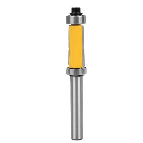 SilkRoadSupply 8mm Schaftmuster Flush Trim Router Bit Doppellager Holzbearbeitungsmahling -Werkzeug Professionelle Klasse C3 Mikrokorn Wolfram Carbid Blade für Sperrholz -Har von SilkRoadSupply