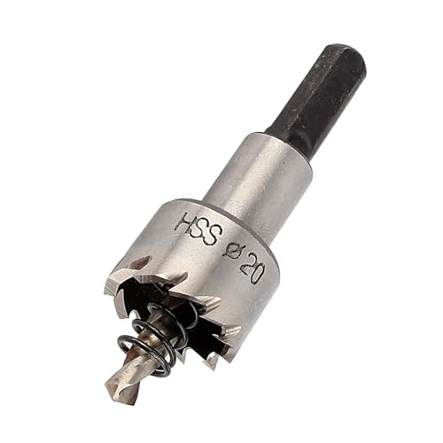 SilkRoadSupply Edelstahl -Bohrbohrer Bit Metall Heavy Duty Loch Sägeschneider -Werkzeug 20 mm für Blechschnitt von SilkRoadSupply