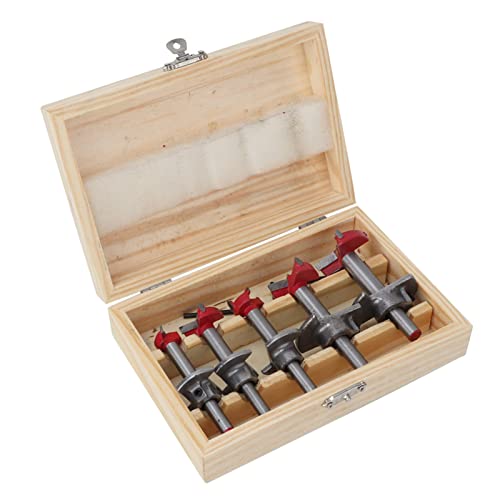 SilkRoadSupply Forstner Drillbit Set Holzbearbeitungsloch Säge Holzschneider mit Positionierungsfunktion verstellbare Tiefe 10 bis 50 mm für Holzplastik -Sperrholz 15/20/2 von SilkRoadSupply