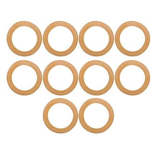 SilkRoadSupply Kautschukkolbenringpumpenkolbenringe Luftkompressorkolbenringe Hochtemperaturdauerhaftungsdauer für Öl weniger stille Luftkompressormaterial Gummigröße 68x48x0,8 von SilkRoadSupply