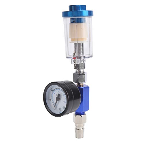 SilkRoadSupply Luftregleröl Wasserfalle Filter Inline Luftdruckregler -Messtrennzeichen für Automobil -Refinanzierungen für Meeresbau Holzbearbeitungsmöbel Magen Aluminiumlegierung von SilkRoadSupply