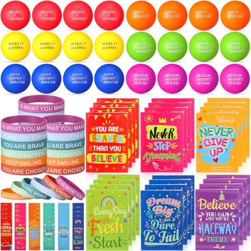 Silkfly 96 Stück Geschenk zum Jahresende für Schüler, Klassenzimmer, Party, Studenten, Geschenke von Lehrern, Notizbücher, motivierende Silikon-Armbänder, inspirierende Lesezeichen, Großpackung Silkfly 96 Stück Geschenk zum Jahresende für Schüler, Klassenzimmer, Party, Studenten, Geschenke von Lehrern, Notizbücher, motivierende Silikon-Armbänder, inspirierende Lesezeichen, Großpackung von Silkfly