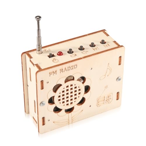 Silkwish Radio Bausatz für Kinder ab 8 Jahren - DIY Elektronik Baukasten Kits aus Holz - Experimente Wissenschaft Bastel Set - STEM Spielzeug Geschenke ab 8-14 Jahre Jungen Mädchen Silkwish Radio Bausatz für Kinder ab 8 Jahren - DIY Elektronik Baukasten Kits aus Holz - Experimente Wissenschaft Bastel Set - STEM Spielzeug Geschenke ab 8-14 Jahre Jungen Mädchen von Silkwish