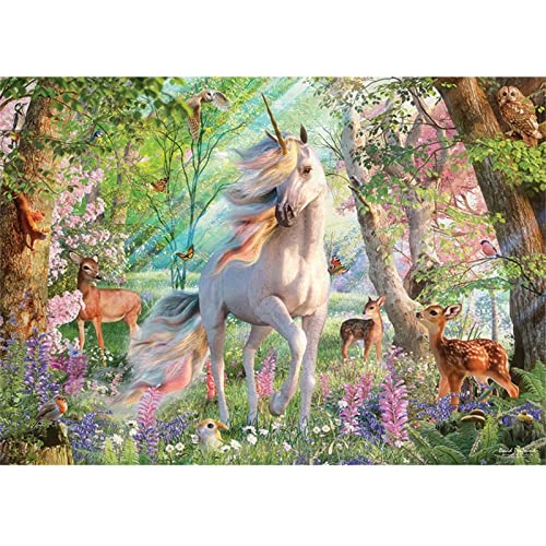 5D Diamant Painting Bilder Full Groß Einhorn DIY Erwachsene und Anfänger Volle Bohrer Diamond Painting Kits, Diamant Malerei Nach Anzahl Kits,Büro Home Dekoration 40x50cm/16x20inch Square drill 5D Diamant Painting Bilder Full Groß Einhorn DIY Erwachsene und Anfänger Volle Bohrer Diamond Painting Kits, Diamant Malerei Nach Anzahl Kits,Büro Home Dekoration 40x50cm/16x20inch Square drill von SilkyShy