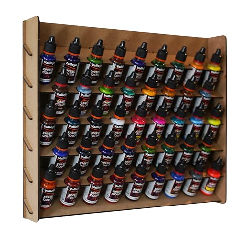 Silu Organizer für Gemälde, Modellbau und Miniaturen, Organizer zum Aufhängen an der Wand, einfache Montage und ohne Klebstoff, hergestellt aus MDF-Holz Silu Organizer für Gemälde, Modellbau und Miniaturen, Organizer zum Aufhängen an der Wand, einfache Montage und ohne Klebstoff, hergestellt aus MDF-Holz von Silu