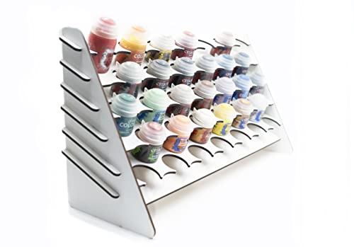 Silu- Paint Station Citadel Paints. Tisch-Organisator für 33 Gläser Citadel Paints, mit Pinselhalter und Werkzeuge, für die Malerei W40K und Miniaturen. Silu- Paint Station Citadel Paints. Tisch-Organisator für 33 Gläser Citadel Paints, mit Pinselhalter und Werkzeuge, für die Malerei W40K und Miniaturen. von Silu