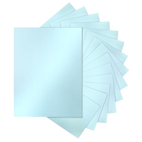 Silunkia 40 Blatt blau schimmernder Karton, 21,6 x 28,9 cm, Metallic-Papier, 34 kg, hellblaues Druckerpapier für DIY-Kartenherstellung, Dankeskarten, Einladungen, Jubiläumskarten, Geburtstag Silunkia 40 Blatt blau schimmernder Karton, 21,6 x 28,9 cm, Metallic-Papier, 34 kg, hellblaues Druckerpapier für DIY-Kartenherstellung, Dankeskarten, Einladungen, Jubiläumskarten, Geburtstag von Silunkia