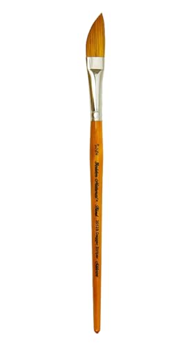Silver Brush Limited 2012S Golden Natural Schlepper Aquarellpinsel, Ölpinsel und Acrylpinsel, Pinsel in Größe 1/4 Zoll, Kurzer Griff von Silver Brush Limited