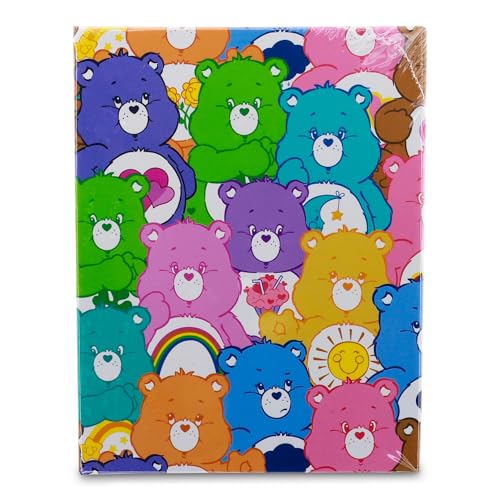 Silver Buffalo Care Bears Haftnotizen und Tab-Box-Set mit Allover-Druck, Notizblock, Schreibwaren, Schul- und Bürobedarf (1 Stück) von Silver Buffalo