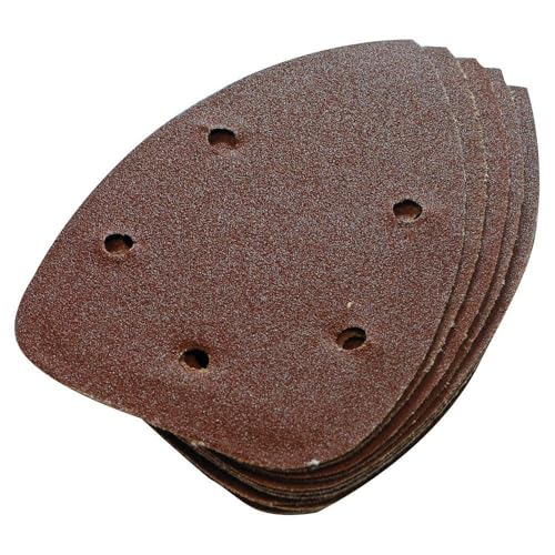 Silverline 245094 Klett-Deltaschleifblätter, 140 mm, 10er-Pckg. 60er-Körnung Silverline 245094 Klett-Deltaschleifblätter, 140 mm, 10er-Pckg. 60er-Körnung von Silverline