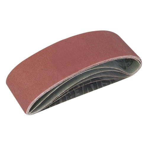 Silverline 310680 Schleifbänder, 75 x 533 mm, 5-tlg. Satz 40er-, 60er-, 2 x 80er- u. 120er-Körnung Silverline 310680 Schleifbänder, 75 x 533 mm, 5-tlg. Satz 40er-, 60er-, 2 x 80er- u. 120er-Körnung von Silverline