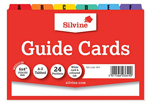 Silvine 15,2 x 10,2 cm Guide Karten Silvine 15,2 x 10,2 cm Guide Karten von Silvine