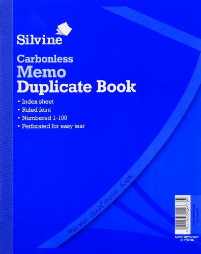 Silvine Durchschreibebuch, 25 x 20.32 CM, kohlenstofffrei, von Silvine