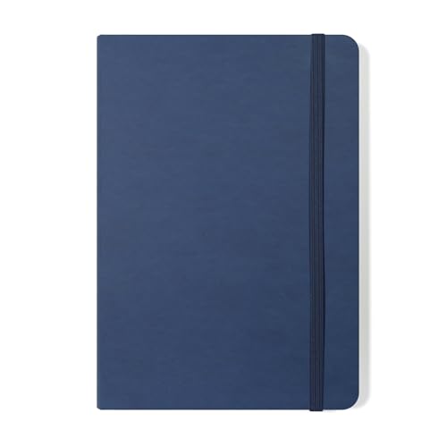 Silvine A5 Executive Notizbuch/Tagebuch, gebunden, Blau, 160 linierte Seiten, 90 g/m² Premium-Papier, elfenbeinfarben, 197BL Silvine A5 Executive Notizbuch/Tagebuch, gebunden, Blau, 160 linierte Seiten, 90 g/m² Premium-Papier, elfenbeinfarben, 197BL von Silvine