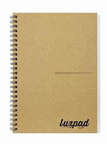 Silvine Luxpad FSC A5 Notizbuch, gebunden, gebunden, liniert, 160 Seiten, Kraftpapier von Silvine