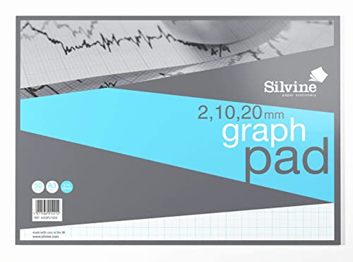 Silvine Professioneller A3-Papierblock, 2-10-20 mm, Abbildung 50 Blatt von Silvine
