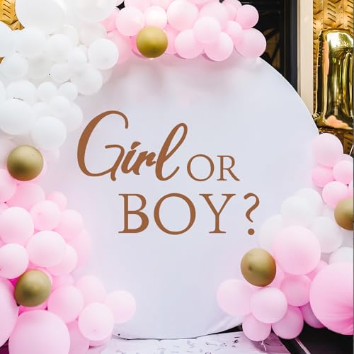Brauner Aufkleber für Jungen oder Mädchen, PVC-Aufkleber für den Hintergrund, für Jungen oder Mädchen, für Ballonbogen, Babyparty-Dekoration, Zubehör für Wand, Party, Zimmer von Simaixing