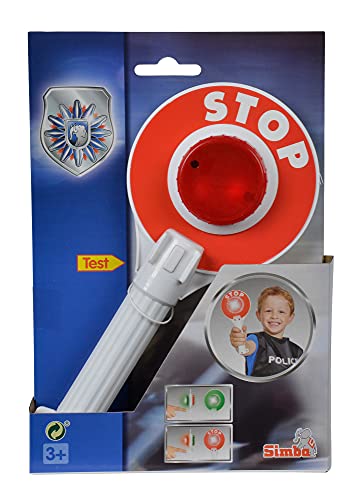 Simba 108102672 - Polizeikelle mit Lichtfunktion, 25cm, Rollenspielzeug, Polizei Spielzeug, ab 3 Jahren von Simba