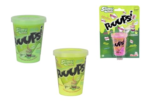 Simba 105955998 - Puuupsi Becher, 3-fach sortiert, es wird nur ein Artikel geliefert, 80g, pink, gelb, grün, ab 3 Jahre von Simba