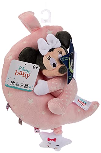 Simba 6315872507 - Disney Minnie Mouse Spieluhr Mond, Glow in the dark, Babyspielzeug, Micky Maus, ab den ersten Lebensmonaten von Simba