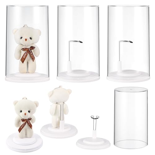 Simgoing 3 Set Puppenständer mit transparenten Vitrinen, Actionfigurenständer für 10,2 - 20,3 cm große Puppen, verstellbarer Taillenclip-Halter mit Puppen-Aufbewahrungsbox für Zuhause, Geschäft Simgoing 3 Set Puppenständer mit transparenten Vitrinen, Actionfigurenständer für 10,2 - 20,3 cm große Puppen, verstellbarer Taillenclip-Halter mit Puppen-Aufbewahrungsbox für Zuhause, Geschäft von Simgoing
