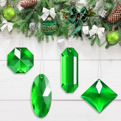Simgoing Kristall-Schmuckstein-Ornamente, 3 cm – 8,9 cm, rechteckig, zum Aufhängen, Dekorationen für Weihnachtsbaum, Glitzer-Edelstein-Ornamente für Weihnachten, Hochzeit und Urlaub, Party-Dekoration Simgoing Kristall-Schmuckstein-Ornamente, 3 cm – 8,9 cm, rechteckig, zum Aufhängen, Dekorationen für Weihnachtsbaum, Glitzer-Edelstein-Ornamente für Weihnachten, Hochzeit und Urlaub, Party-Dekoration von Simgoing