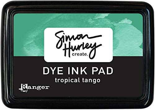 Simon Hurley 617492 Dye Ink Pad Ranger Create Stempelkissen – Tropical, Tropischer Tango, 6.9 x 9.8 cm Simon Hurley 617492 Dye Ink Pad Ranger Create Stempelkissen – Tropical, Tropischer Tango, 6.9 x 9.8 cm von Simon Hurley