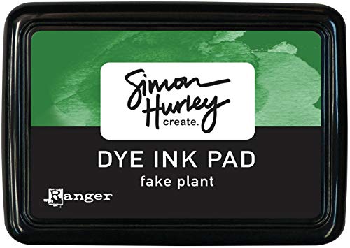 Simon Hurley HUP69331 Dye Ink Pad-Fake Plant Create Stempelkissen, 6,99 x 9,53 cm, Kunstpflanze, 6.99 x 9.53 cm von Simon Hurley