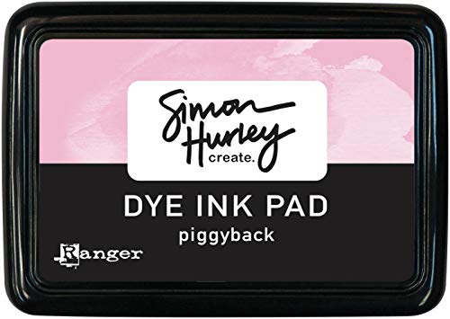 Simon Hurley Piggyback 617490 Dye Ink Pad Ranger Create Stempelkissen, Huckepack-Design, 6.9 x 9.8cm von Simon Hurley