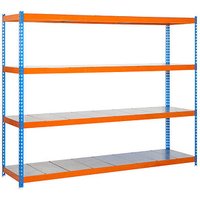 Simonrack Schwerlastregal ECOFORTE 1204-4 457100047201244 orange, blau 120,0 x 45,0 x 200,0 cm Simonrack Schwerlastregal ECOFORTE 1204-4 457100047201244 orange, blau 120,0 x 45,0 x 200,0 cm von SIMONRACK