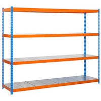 Simonrack Schwerlastregal ECOFORTE 1206-4 457100047201264 orange, blau 120,0 x 60,0 x 200,0 cm Simonrack Schwerlastregal ECOFORTE 1206-4 457100047201264 orange, blau 120,0 x 60,0 x 200,0 cm von SIMONRACK