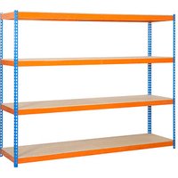 Simonrack Schwerlastregal ECOFORTE 1206-4 458100047201264 orange, blau 120,0 x 60,0 x 200,0 cm Simonrack Schwerlastregal ECOFORTE 1206-4 458100047201264 orange, blau 120,0 x 60,0 x 200,0 cm von SIMONRACK