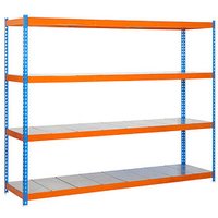 Simonrack Schwerlastregal ECOFORTE 1506-4 457100047201564 orange, blau 150,0 x 60,0 x 200,0 cm Simonrack Schwerlastregal ECOFORTE 1506-4 457100047201564 orange, blau 150,0 x 60,0 x 200,0 cm von SIMONRACK