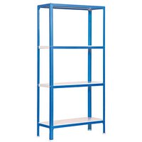 Simonrack Schwerlastregal HOMECLICK MINI 4/400 442100209168044 blau 80,0 x 40,0 x 160,0 cm Simonrack Schwerlastregal HOMECLICK MINI 4/400 442100209168044 blau 80,0 x 40,0 x 160,0 cm von SIMONRACK