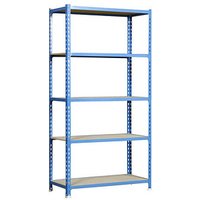 Simonrack Schwerlastregal MADERCLICK PLUS 5/500 448100025201055 blau 100,0 x 50,0 x 200,0 cm von SIMONRACK