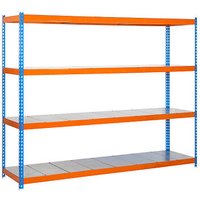 Simonrack Schwerlastregal SIMONFORTE 2406-4 457100045202464 blau, orange 240,0 x 60,0 x 200,0 cm Simonrack Schwerlastregal SIMONFORTE 2406-4 457100045202464 blau, orange 240,0 x 60,0 x 200,0 cm von SIMONRACK