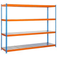 Simonrack Schwerlastregal SIMONFORTE 2406-4 457100045202494 blau, orange 240,0 x 90,0 x 200,0 cm Simonrack Schwerlastregal SIMONFORTE 2406-4 457100045202494 blau, orange 240,0 x 90,0 x 200,0 cm von SIMONRACK