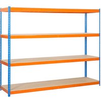 Simonrack Schwerlastregal SIMONFORTE 2406-4 458100045202468 blau, orange 240,0 x 60,0 x 200,0 cm Simonrack Schwerlastregal SIMONFORTE 2406-4 458100045202468 blau, orange 240,0 x 60,0 x 200,0 cm von SIMONRACK
