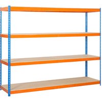 Simonrack Schwerlastregal SIMONFORTE 2409-4 458100045202498 blau, orange 240,0 x 90,0 x 200,0 cm von SIMONRACK