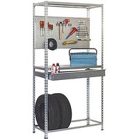 Simonrack Werkbank KIT SIMONRACING BOX PLUS 3/400 verzinkt 1 Schublade 100,0 x 40,0 x 200,0 cm von SIMONRACK