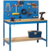 Simonrack Werkbank KIT SIMONWORK BT2 1500 blau 150,0 x 61,0 x 144,5 cm von SIMONRACK